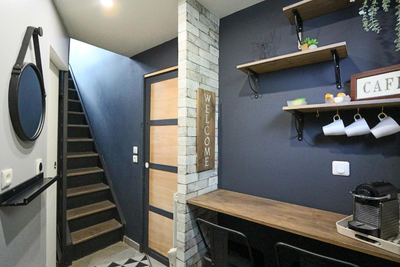 Chambre indépendante en duplex avec coin cuisine Breux-Jouy Exterior foto